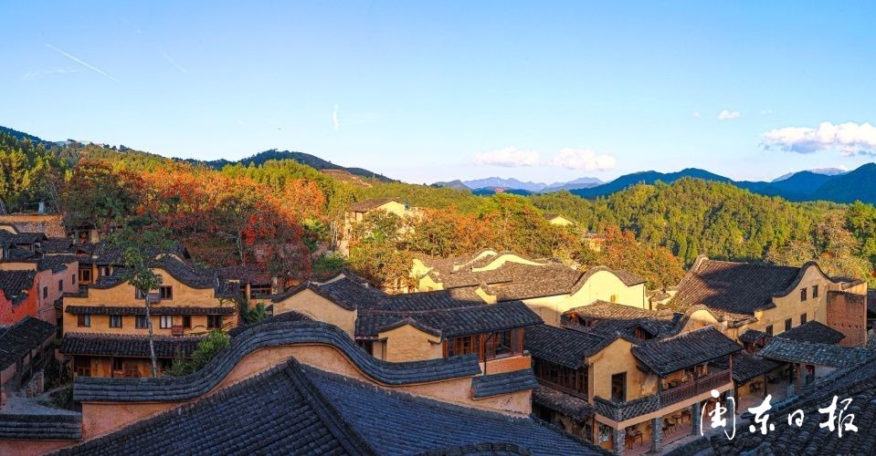 三明泰宁，菌花绽放，振兴小镇美景